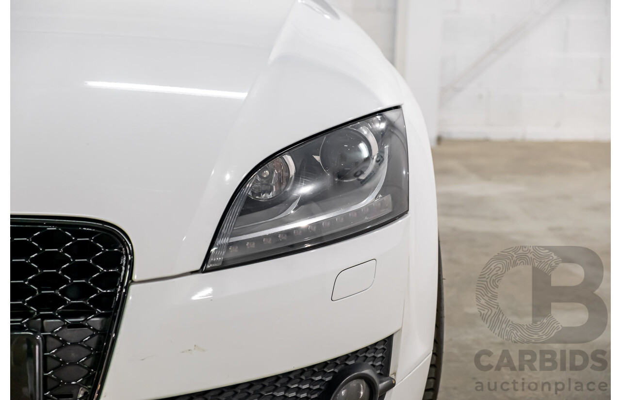 9/2008 Audi TT 2.0 TFSI 8J 2d Coupe Ibis White Turbo 2.0L