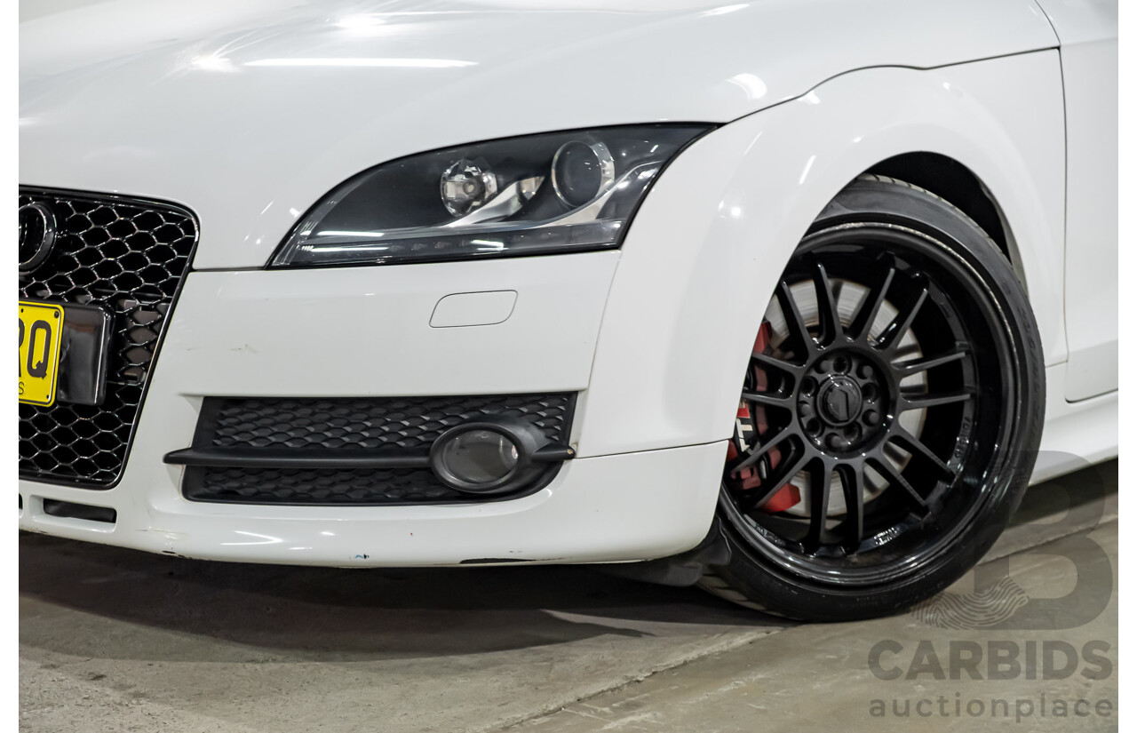 9/2008 Audi TT 2.0 TFSI 8J 2d Coupe Ibis White Turbo 2.0L