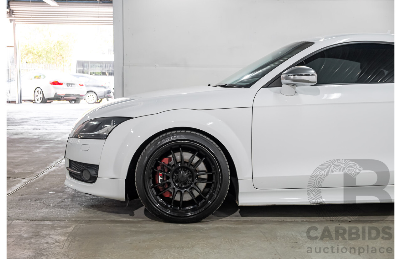 9/2008 Audi TT 2.0 TFSI 8J 2d Coupe Ibis White Turbo 2.0L