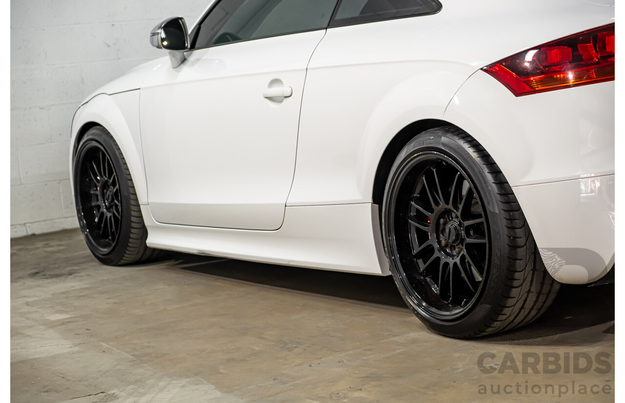 9/2008 Audi TT 2.0 TFSI 8J 2d Coupe Ibis White Turbo 2.0L