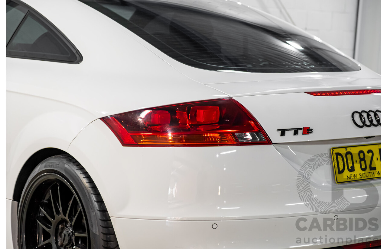 9/2008 Audi TT 2.0 TFSI 8J 2d Coupe Ibis White Turbo 2.0L