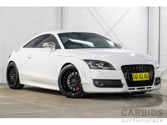 9/2008 Audi TT 2.0 TFSI 8J 2d Coupe Ibis White Turbo 2.0L
