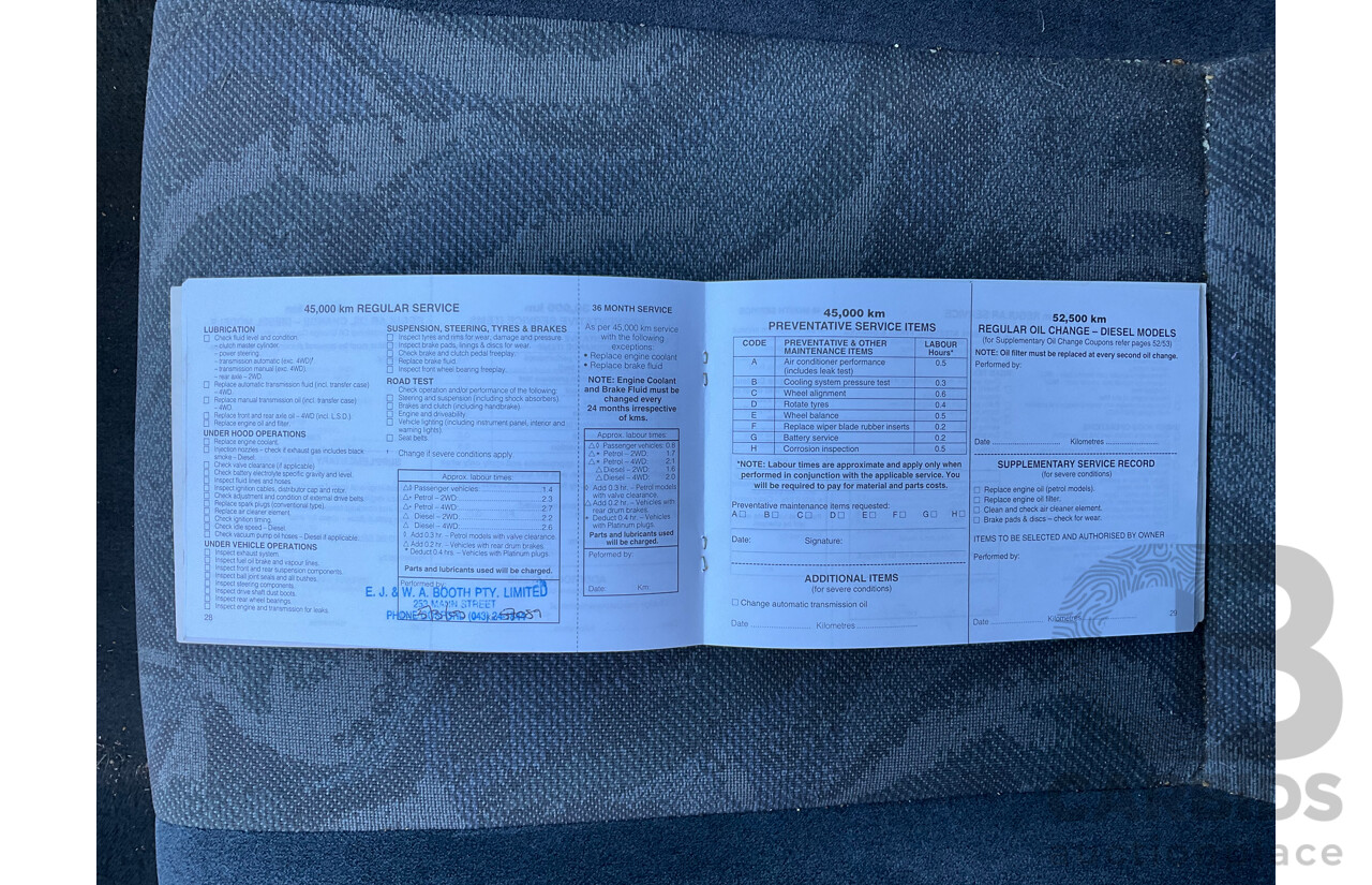 8/2000 Mitsubishi Lancer GLXi CE 4d Wagon Silver 1.8L