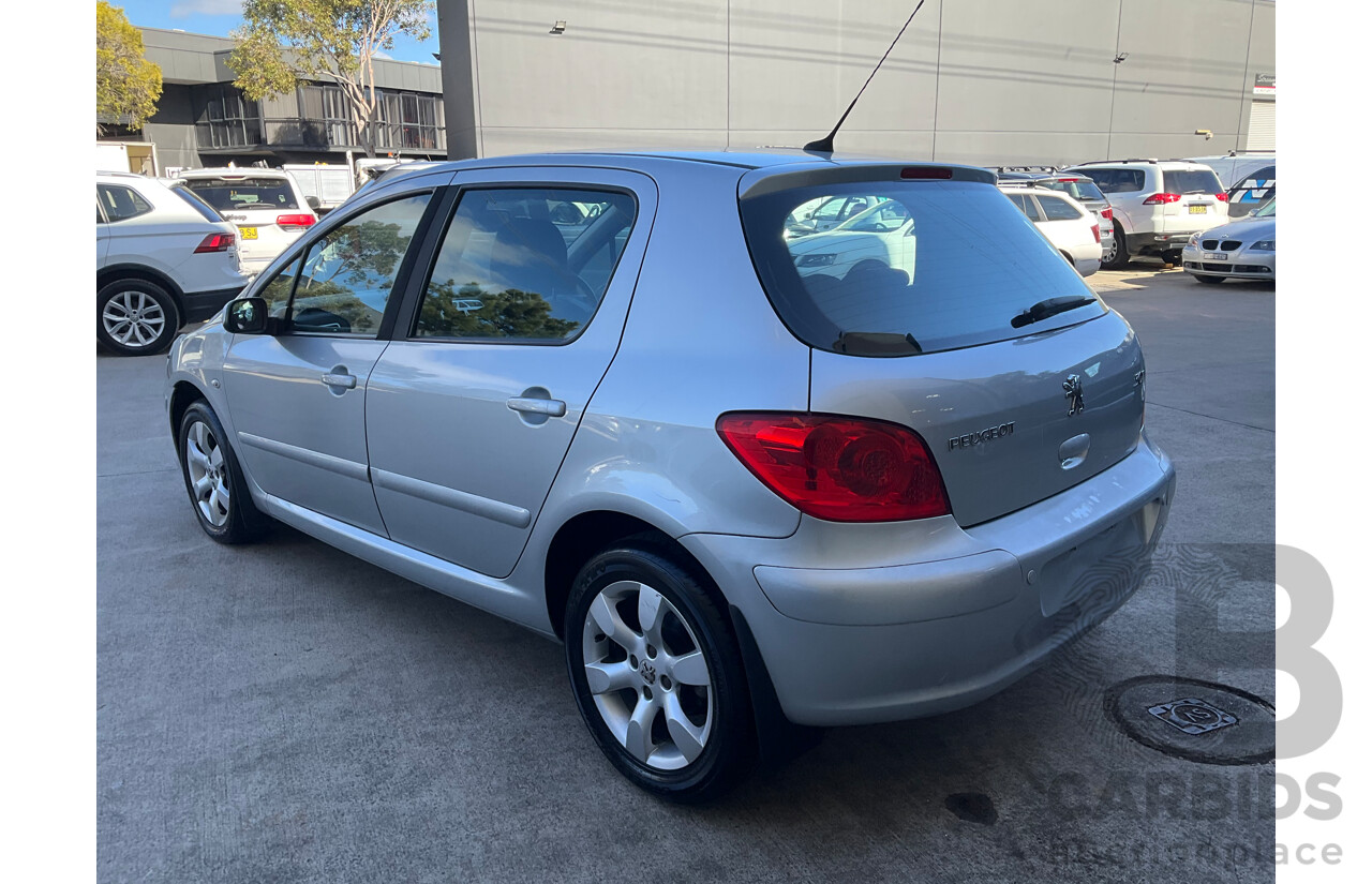 11/2006 Peugeot 307 XSE 2.0 (FWD) MY06 Upgrade 5D Hatchback Grey 2.0L