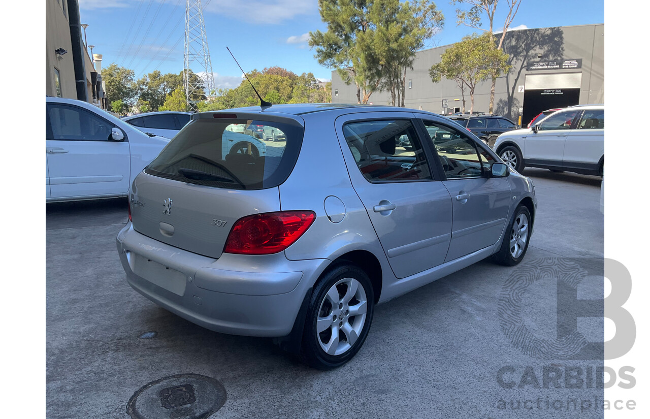 11/2006 Peugeot 307 XSE 2.0 (FWD) MY06 Upgrade 5D Hatchback Grey 2.0L