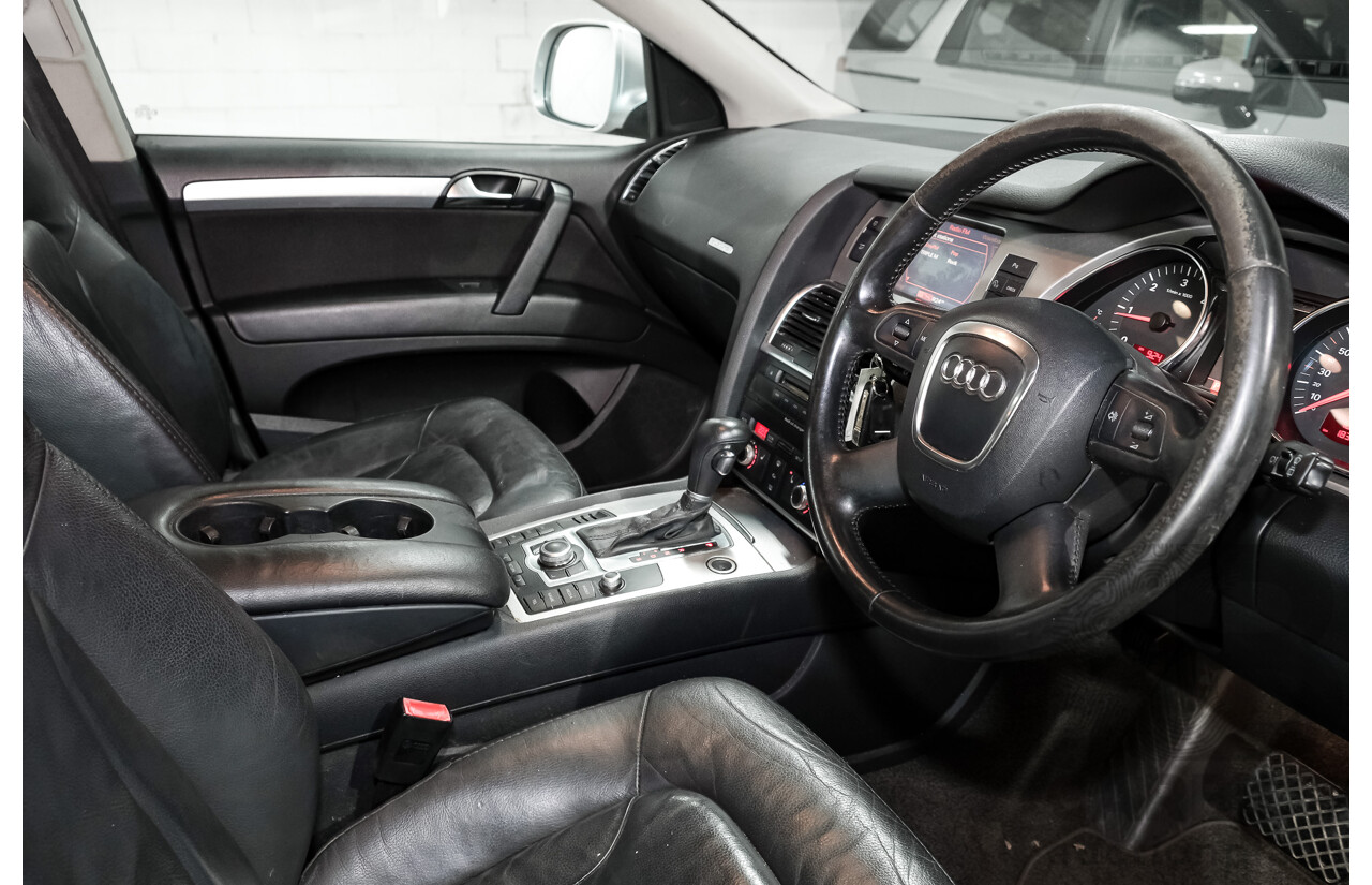 6/2007 Audi Q7 3.0 TDI Quattro 4d Wagon Silver Turbo Diesel V6 3.0L