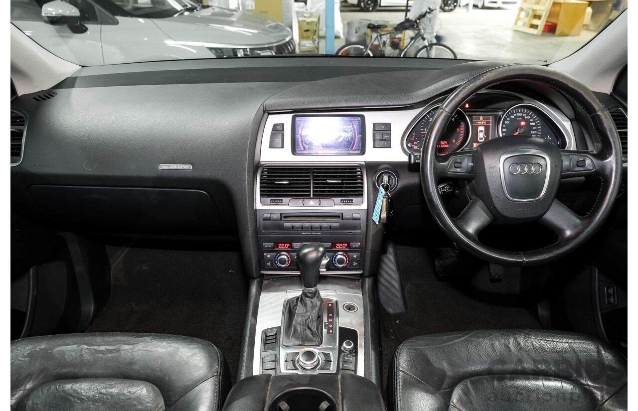 6/2007 Audi Q7 3.0 TDI Quattro 4d Wagon Silver Turbo Diesel V6 3.0L