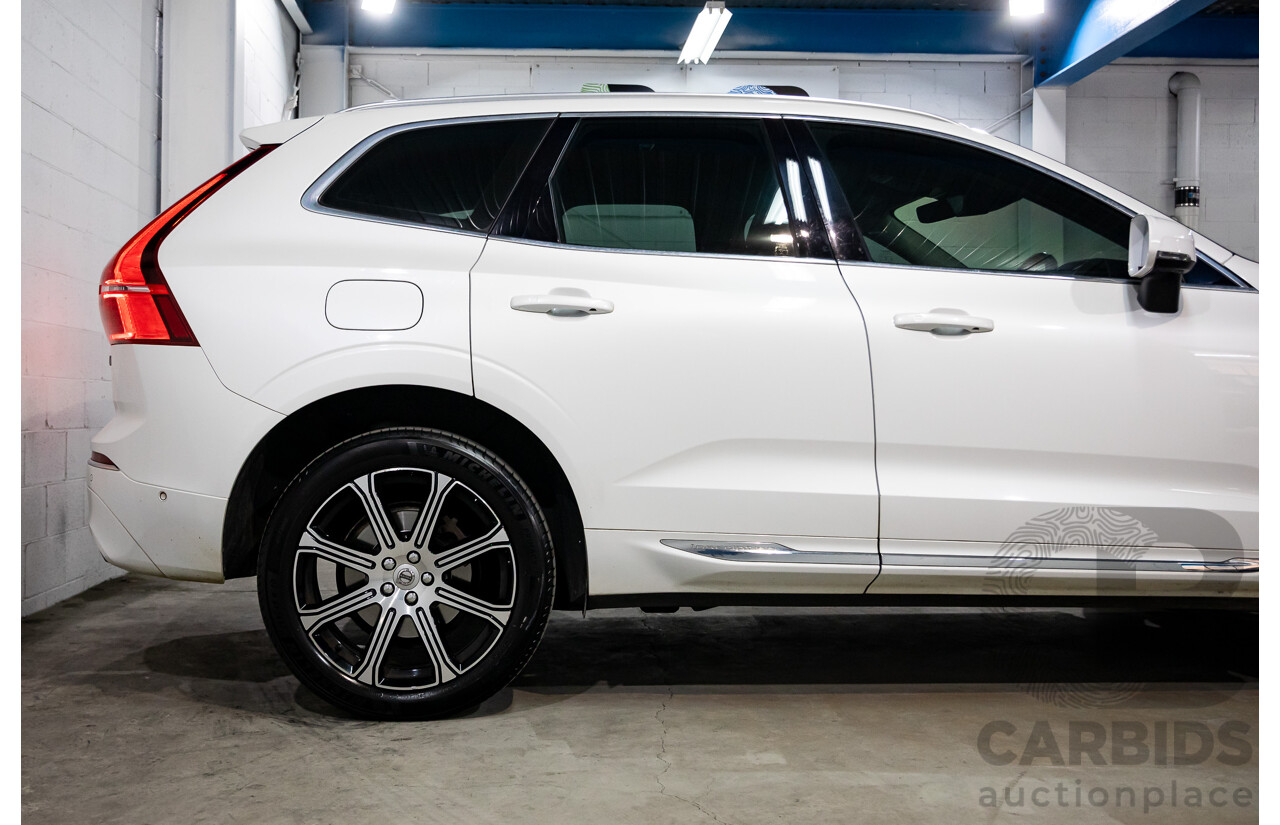 11/2019 Volvo XC60 T5 Inscription (AWD) 246 MY20 4d Wagon Ice White Turbo 2.0L