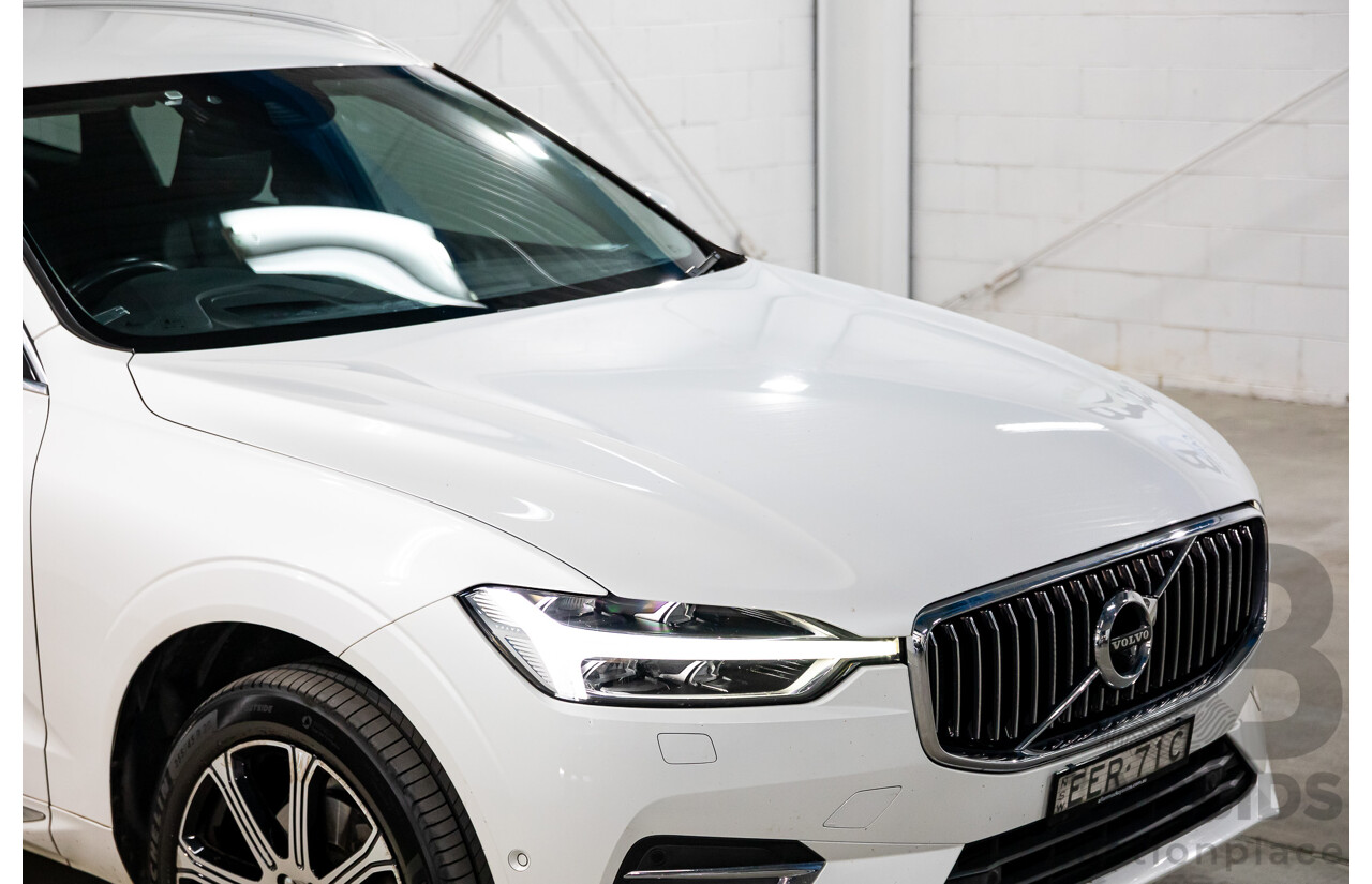 11/2019 Volvo XC60 T5 Inscription (AWD) 246 MY20 4d Wagon Ice White Turbo 2.0L