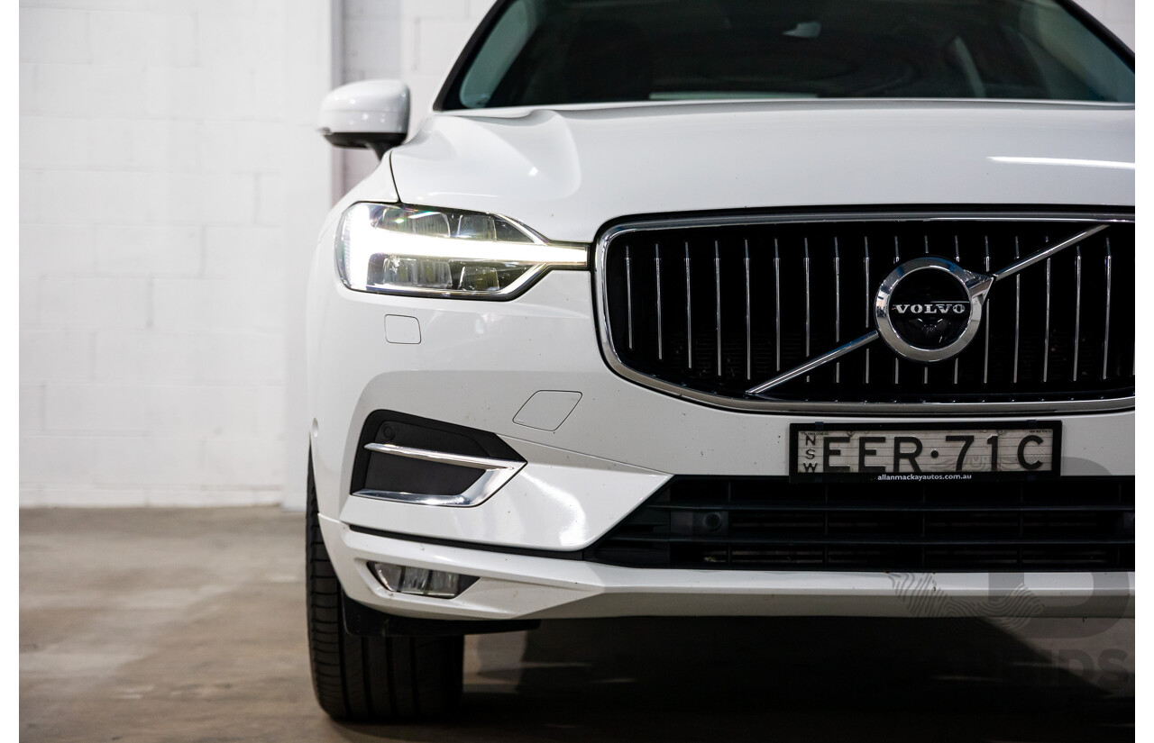 11/2019 Volvo XC60 T5 Inscription (AWD) 246 MY20 4d Wagon Ice White Turbo 2.0L
