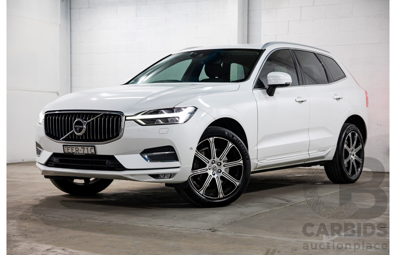 11/2019 Volvo XC60 T5 Inscription (AWD) 246 MY20 4d Wagon Ice White Turbo 2.0L