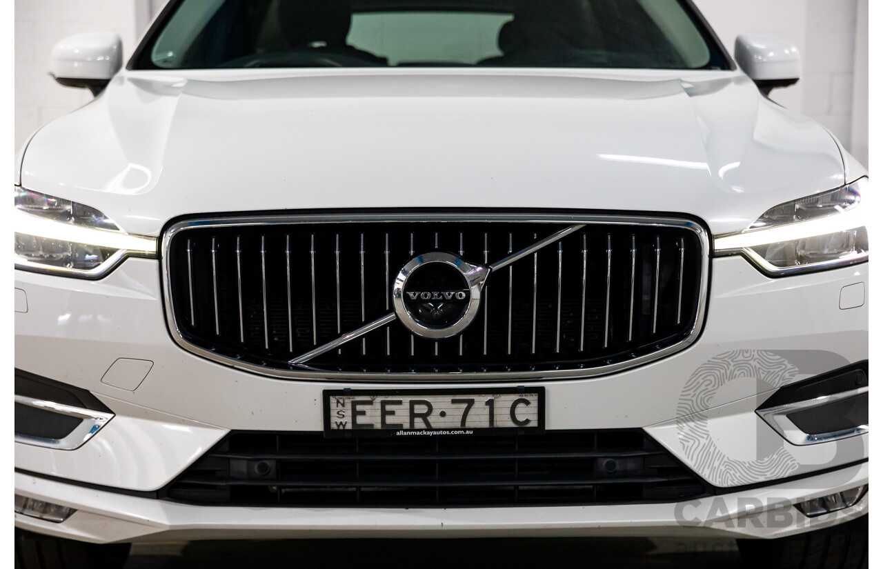 11/2019 Volvo XC60 T5 Inscription (AWD) 246 MY20 4d Wagon Ice White Turbo 2.0L