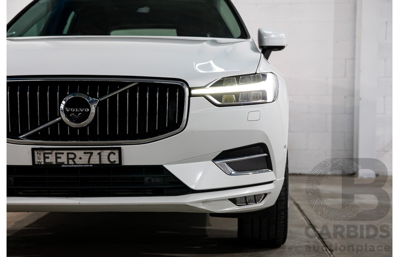 11/2019 Volvo XC60 T5 Inscription (AWD) 246 MY20 4d Wagon Ice White Turbo 2.0L