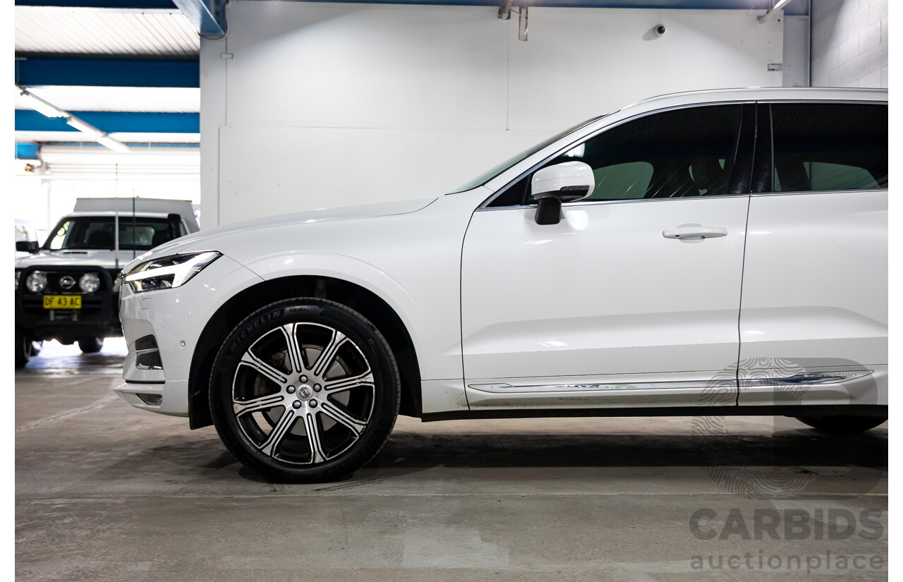 11/2019 Volvo XC60 T5 Inscription (AWD) 246 MY20 4d Wagon Ice White Turbo 2.0L