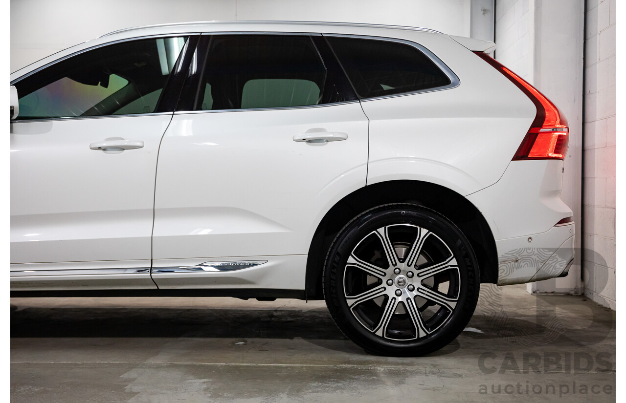11/2019 Volvo XC60 T5 Inscription (AWD) 246 MY20 4d Wagon Ice White Turbo 2.0L