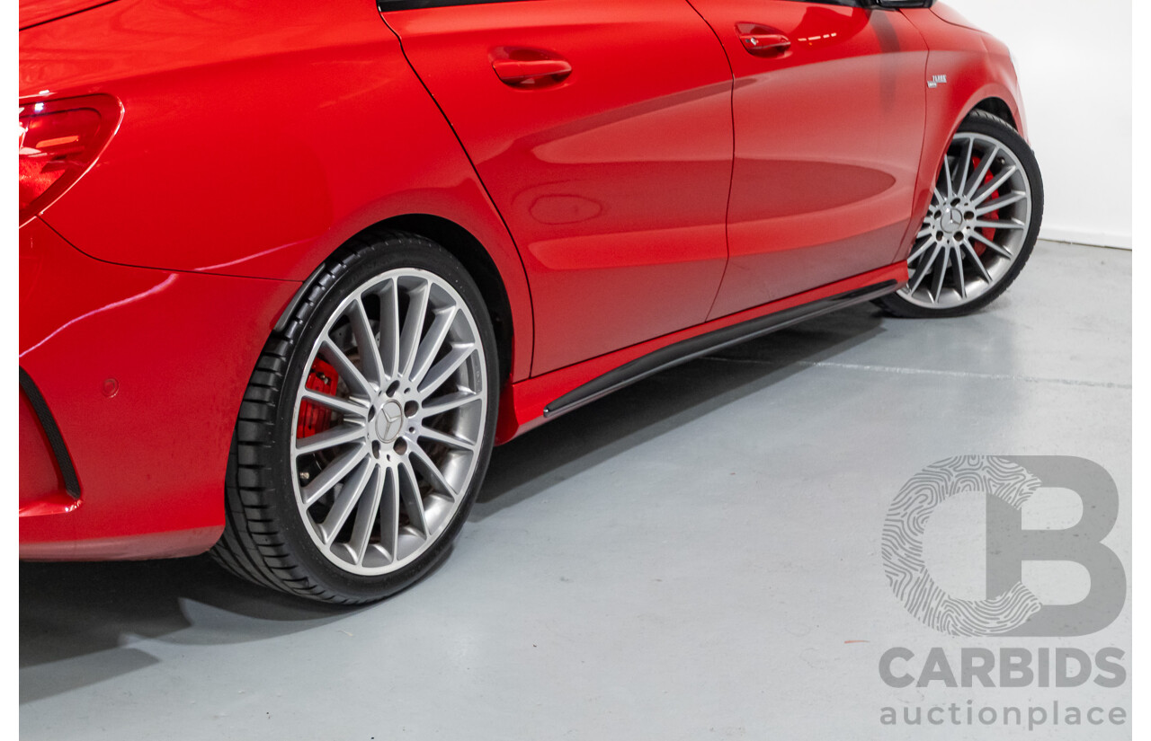 3/2014 Mercedes-Benz CLA 45 AMG (AWD) 117 4d Coupe Jupiter Red Turbo 2.0L