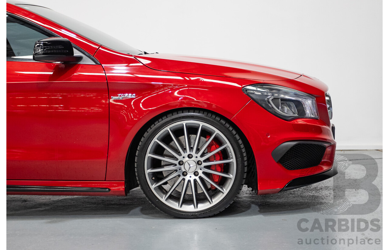 3/2014 Mercedes-Benz CLA 45 AMG (AWD) 117 4d Coupe Jupiter Red Turbo 2.0L