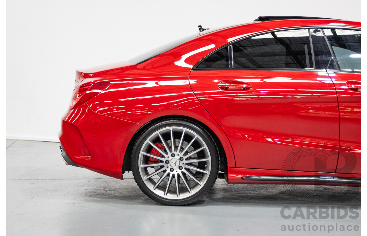 3/2014 Mercedes-Benz CLA 45 AMG (AWD) 117 4d Coupe Jupiter Red Turbo 2.0L
