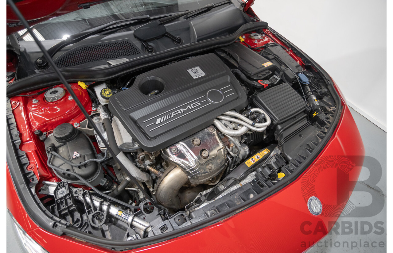 3/2014 Mercedes-Benz CLA 45 AMG (AWD) 117 4d Coupe Jupiter Red Turbo 2.0L
