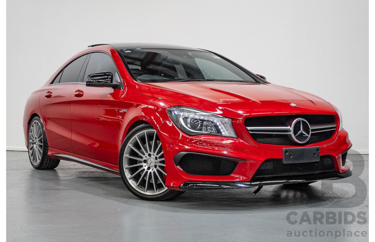 3/2014 Mercedes-Benz CLA 45 AMG (AWD) 117 4d Coupe Jupiter Red Turbo 2.0L