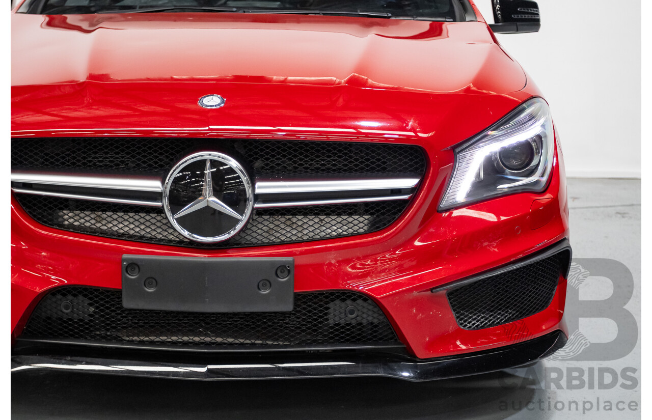 3/2014 Mercedes-Benz CLA 45 AMG (AWD) 117 4d Coupe Jupiter Red Turbo 2.0L