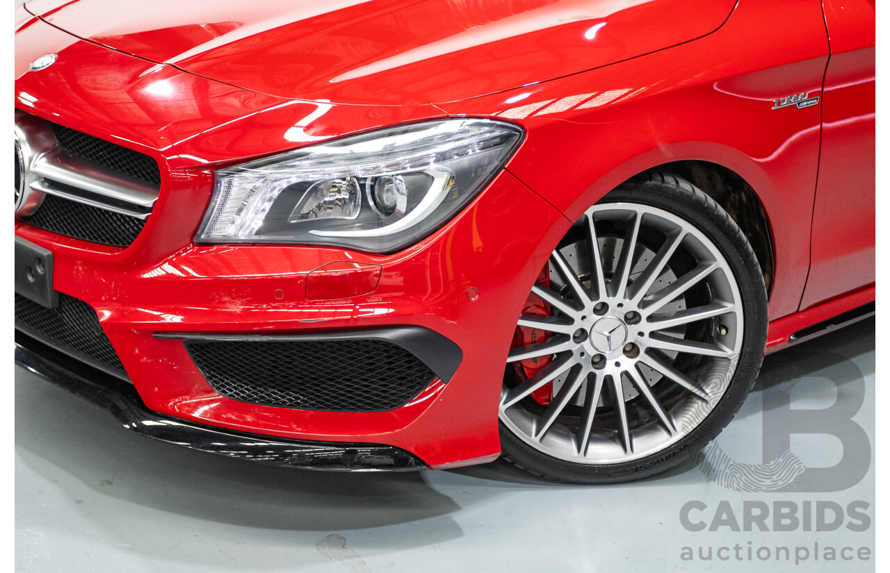 3/2014 Mercedes-Benz CLA 45 AMG (AWD) 117 4d Coupe Jupiter Red Turbo 2.0L