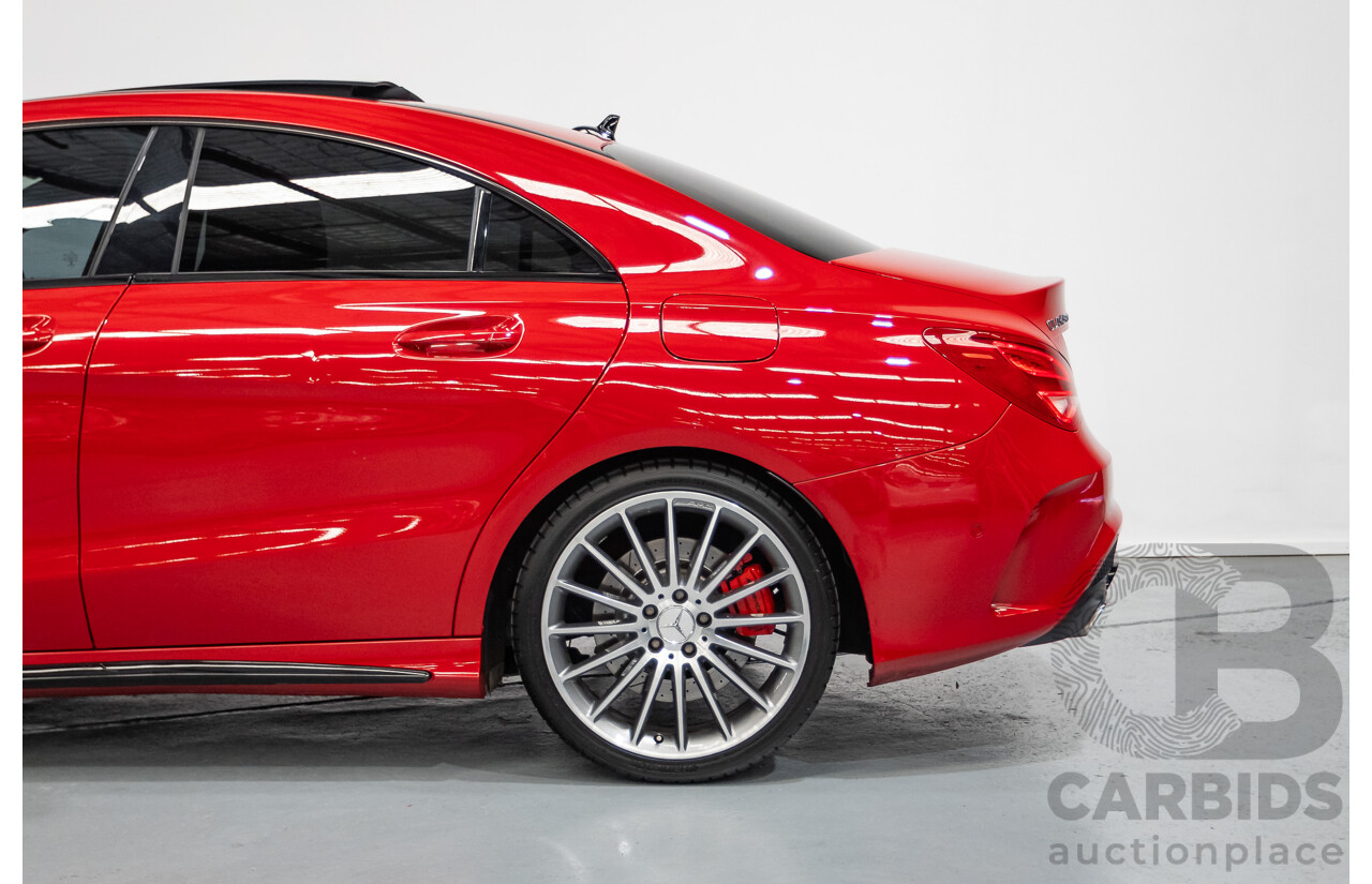 3/2014 Mercedes-Benz CLA 45 AMG (AWD) 117 4d Coupe Jupiter Red Turbo 2.0L