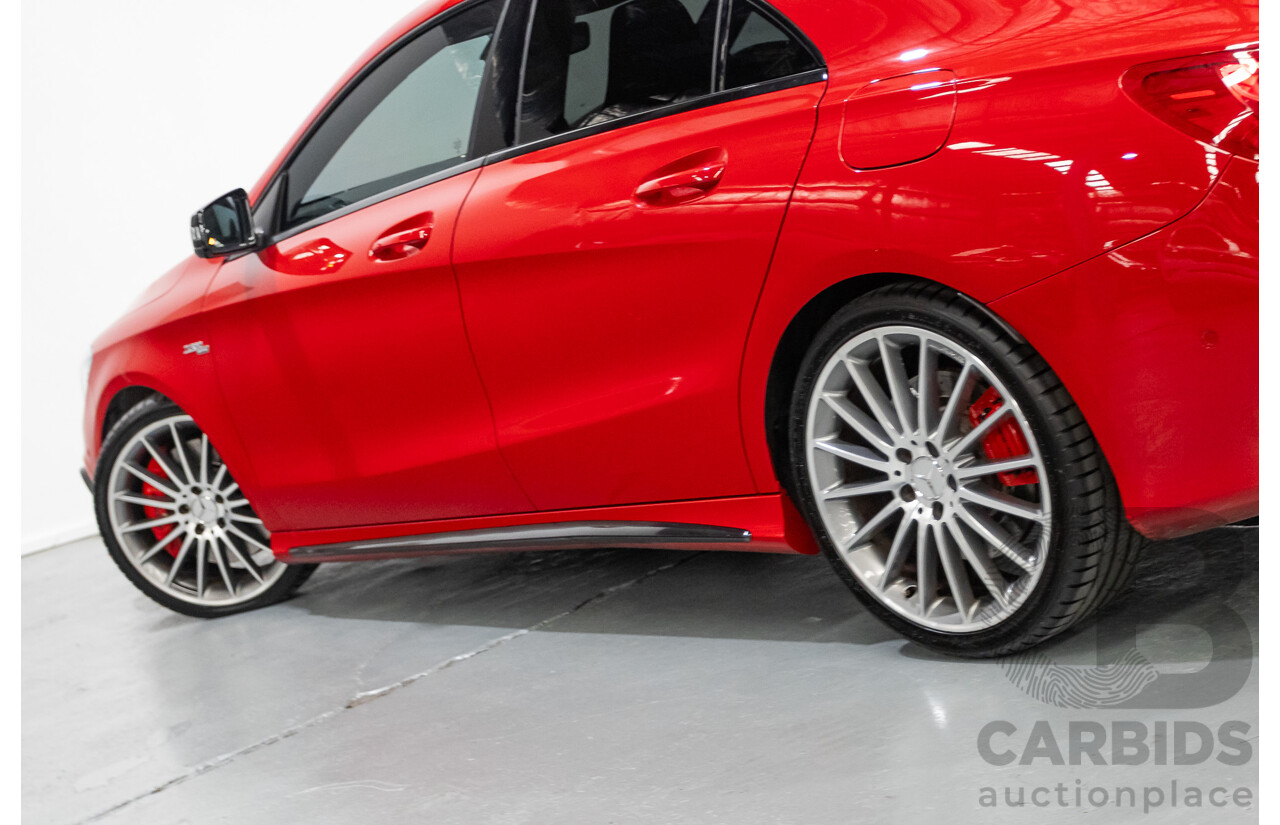 3/2014 Mercedes-Benz CLA 45 AMG (AWD) 117 4d Coupe Jupiter Red Turbo 2.0L