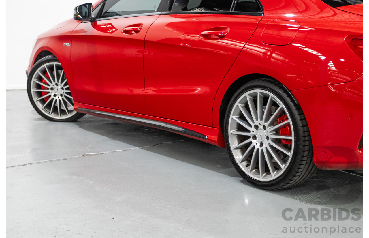 3/2014 Mercedes-Benz CLA 45 AMG (AWD) 117 4d Coupe Jupiter Red Turbo 2.0L