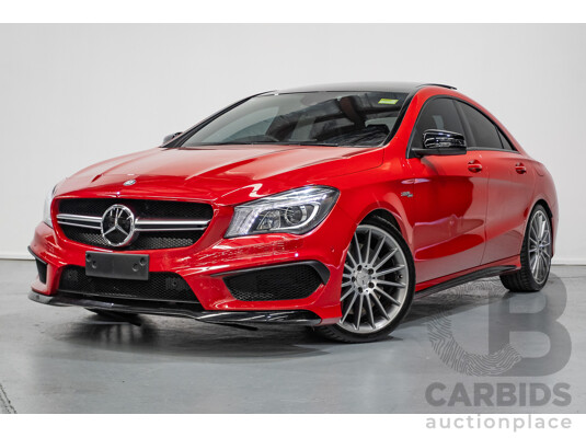 3/2014 Mercedes-Benz CLA 45 AMG (AWD) 117 4d Coupe Jupiter Red Turbo 2.0L