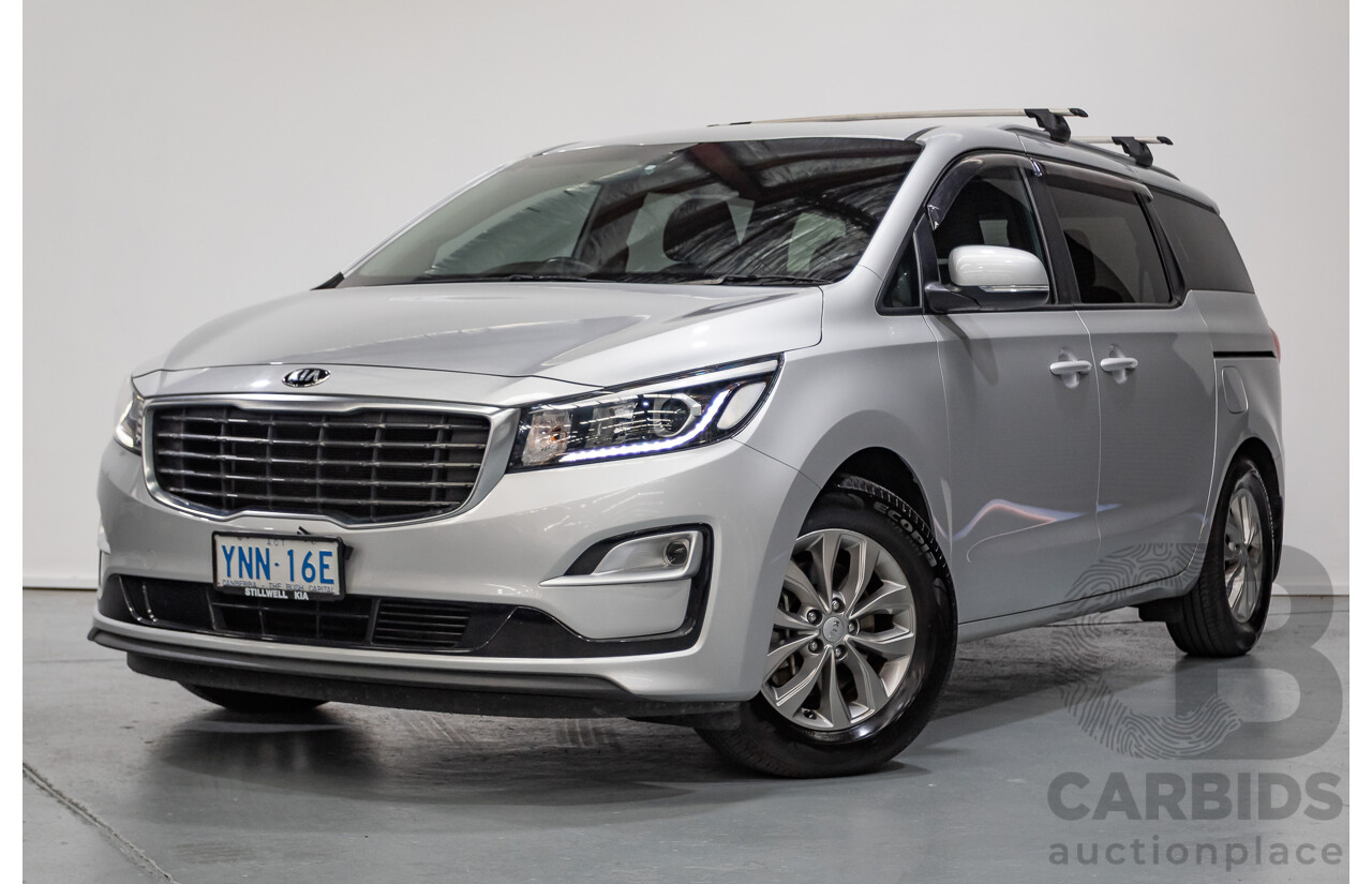 08/2018 Kia Carnival Si YP MY18 4D Wagon Silky Silver Metallic 3.3L - 8 Seats