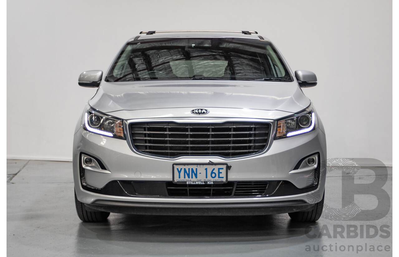 08/2018 Kia Carnival Si YP MY18 4D Wagon Silky Silver Metallic 3.3L - 8 Seats