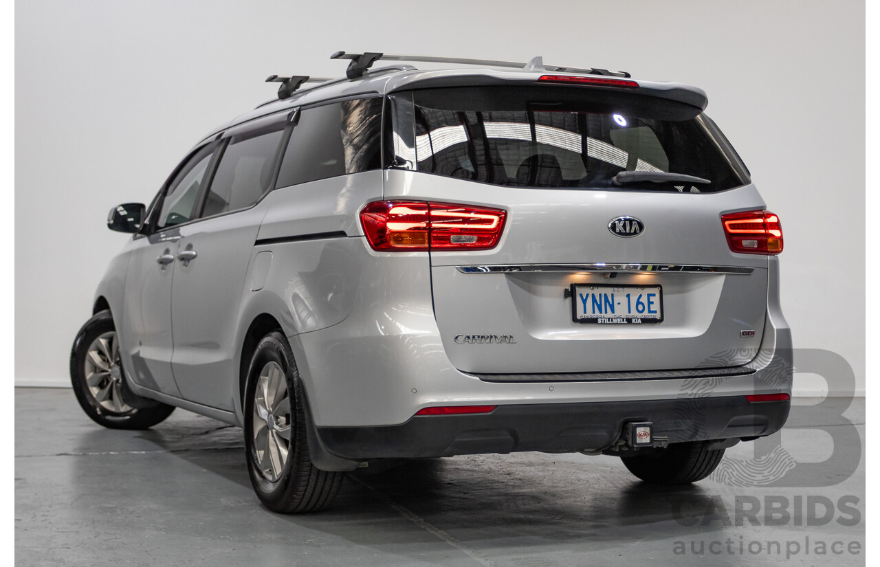 08/2018 Kia Carnival Si YP MY18 4D Wagon Silky Silver Metallic 3.3L - 8 Seats