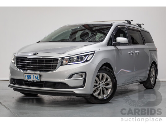 08/2018 Kia Carnival Si YP MY18 4D Wagon Silky Silver Metallic 3.3L - 8 Seats