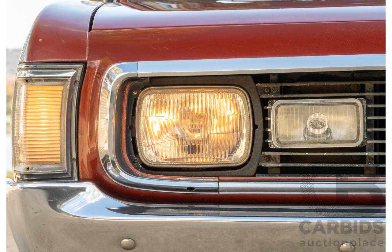 11/1972 Chrysler Valiant VH Charger 770 2d Coupe Russet Metallic 4.3L