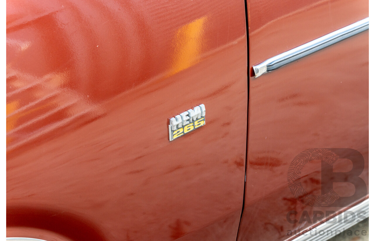 11/1972 Chrysler Valiant VH Charger 770 2d Coupe Russet Metallic 4.3L