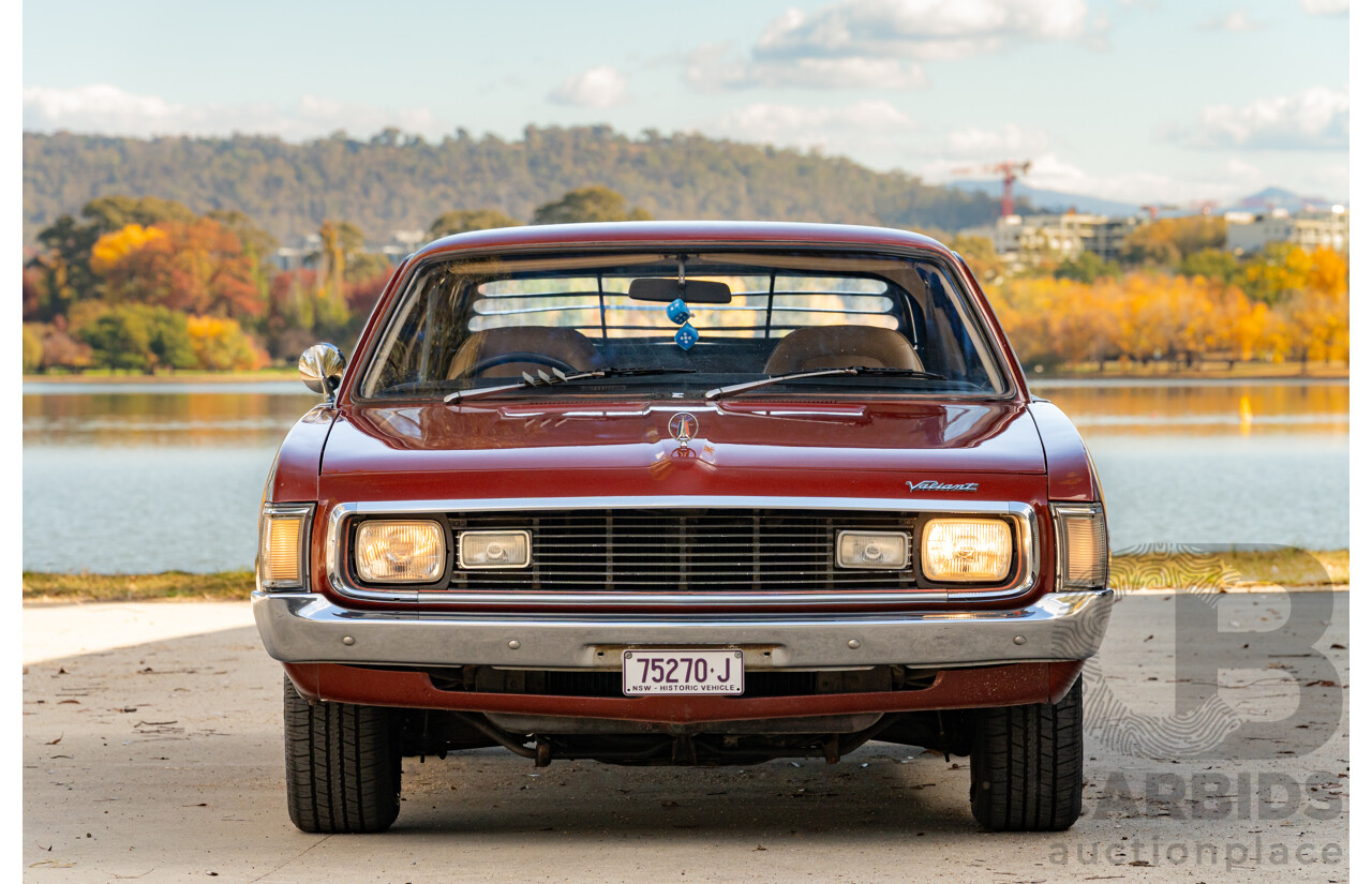 11/1972 Chrysler Valiant VH Charger 770 2d Coupe Russet Metallic 4.3L