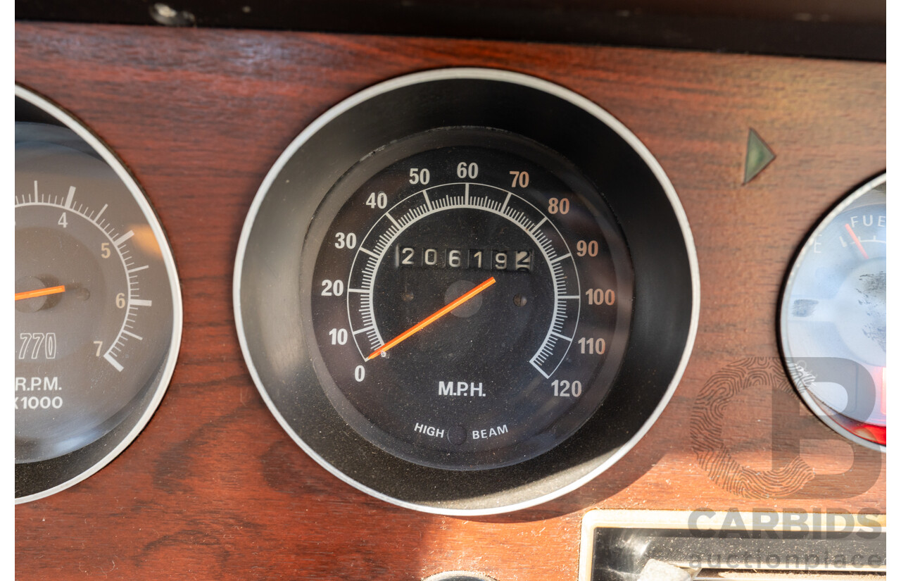 11/1972 Chrysler Valiant VH Charger 770 2d Coupe Russet Metallic 4.3L