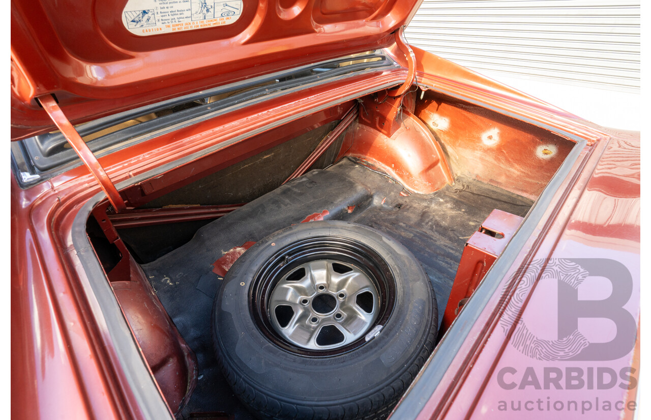 11/1972 Chrysler Valiant VH Charger 770 2d Coupe Russet Metallic 4.3L