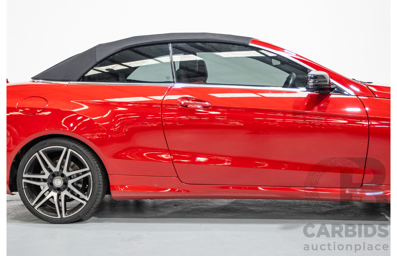6/2016 Mercedes-Benz E250 207 MY16 2d Cabriolet Mars Red Turbo 2.0L