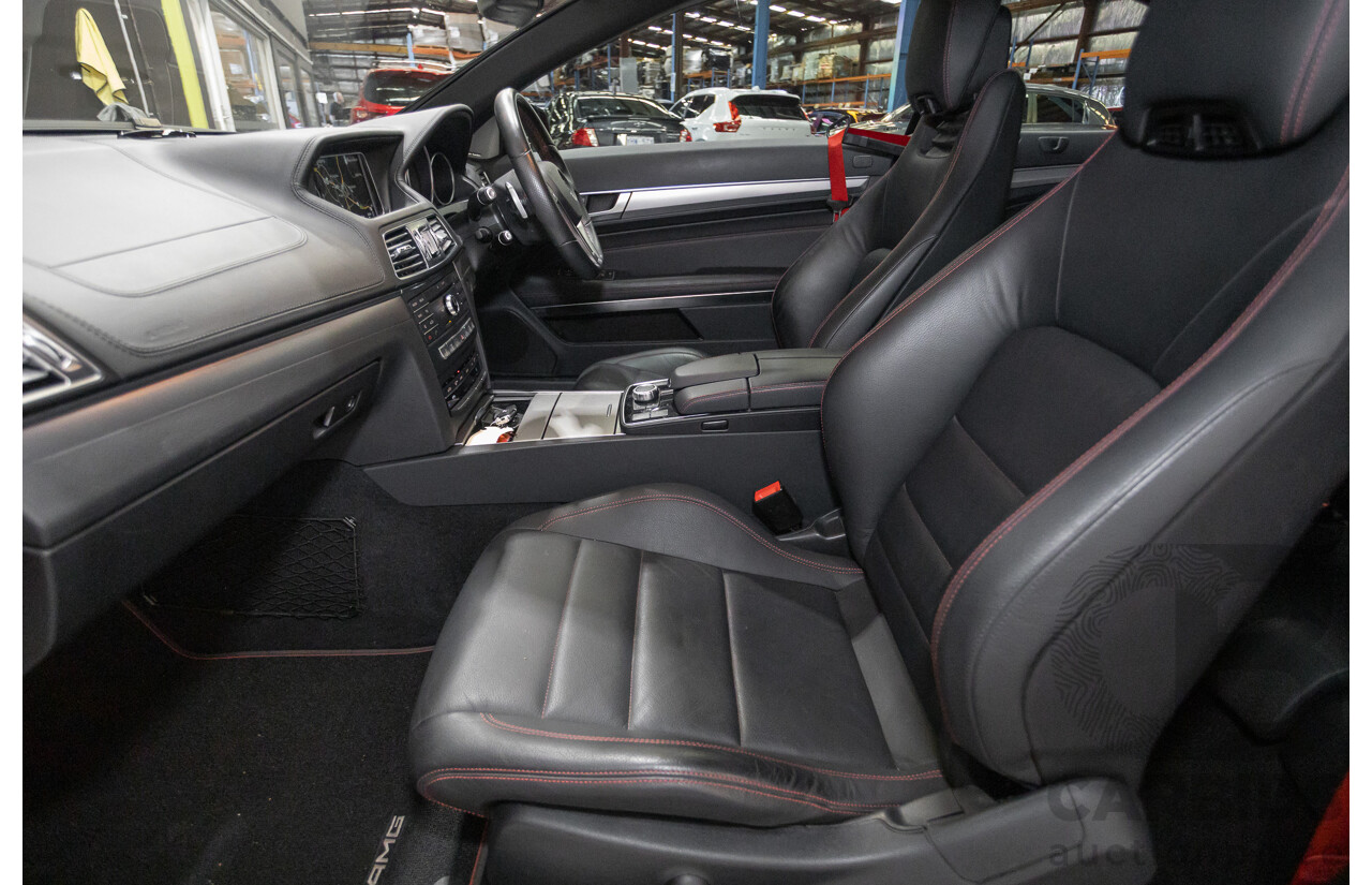 6/2016 Mercedes-Benz E250 207 MY16 2d Cabriolet Mars Red Turbo 2.0L