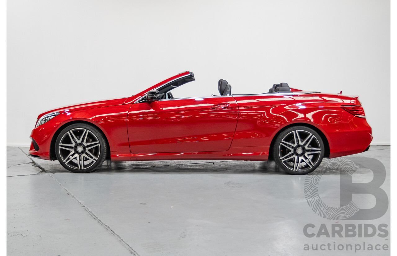 6/2016 Mercedes-Benz E250 207 MY16 2d Cabriolet Mars Red Turbo 2.0L