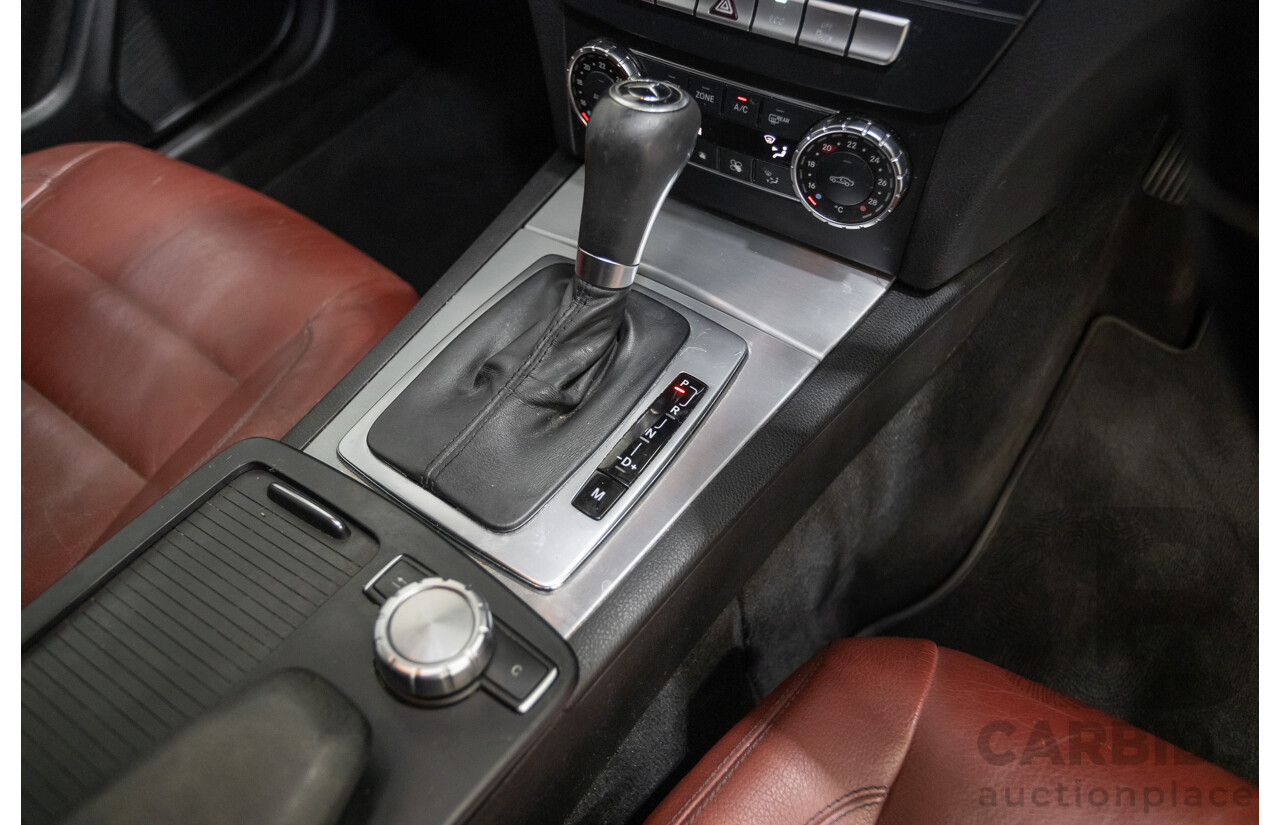 9/2012 Mercedes-Benz C250 Sport BE C204 MY12 2d Coupe Obsidian Black Metallic Turbo 1.8L