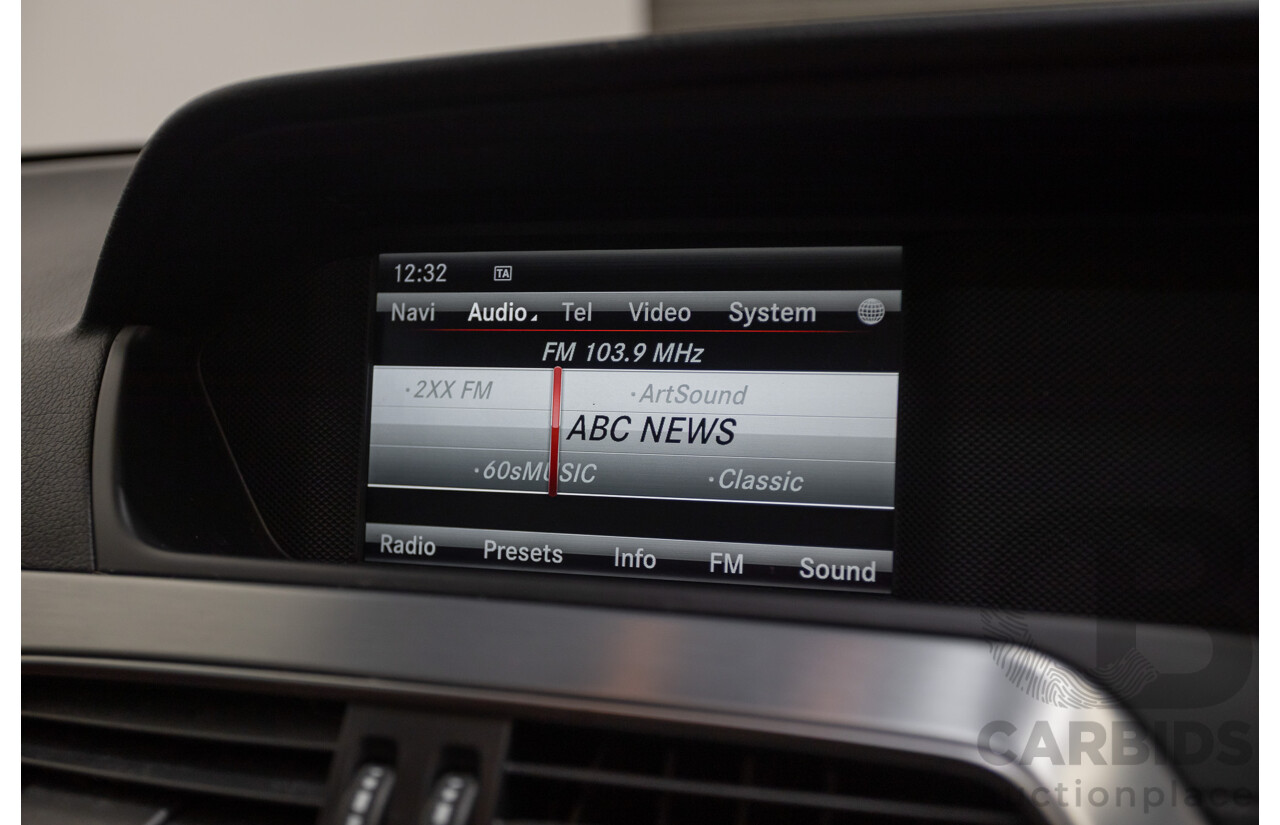 9/2012 Mercedes-Benz C250 Sport BE C204 MY12 2d Coupe Obsidian Black Metallic Turbo 1.8L