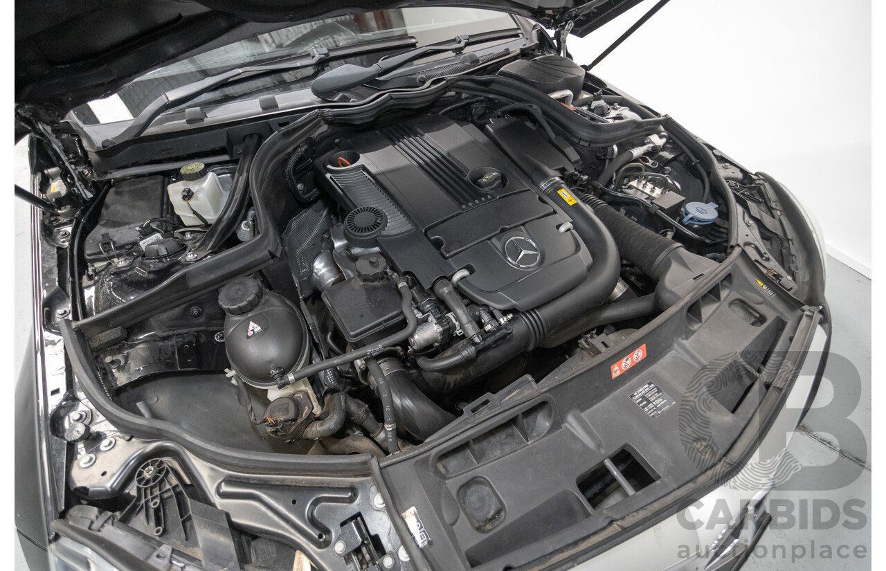 9/2012 Mercedes-Benz C250 Sport BE C204 MY12 2d Coupe Obsidian Black Metallic Turbo 1.8L