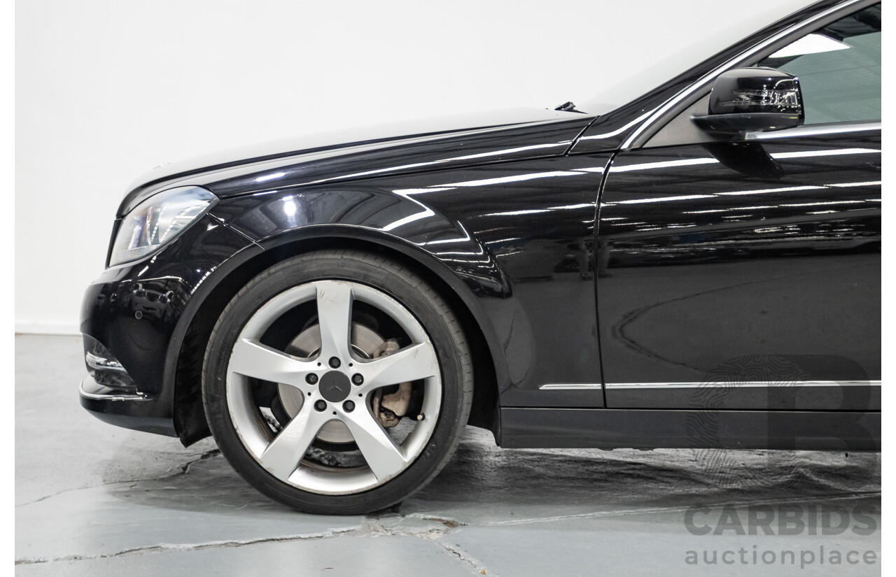 9/2012 Mercedes-Benz C250 Sport BE C204 MY12 2d Coupe Obsidian Black Metallic Turbo 1.8L