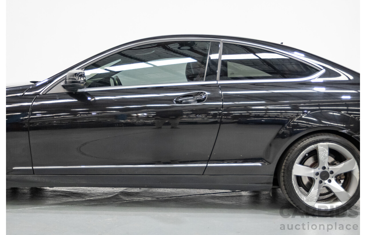 9/2012 Mercedes-Benz C250 Sport BE C204 MY12 2d Coupe Obsidian Black Metallic Turbo 1.8L