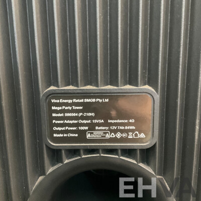 X ECHO Mega Party Tower (P-210H) Speaker
