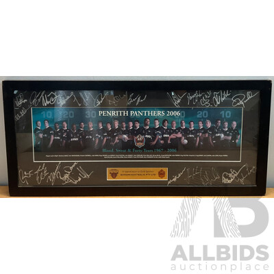 2006 Penrith Panthers Autograph
