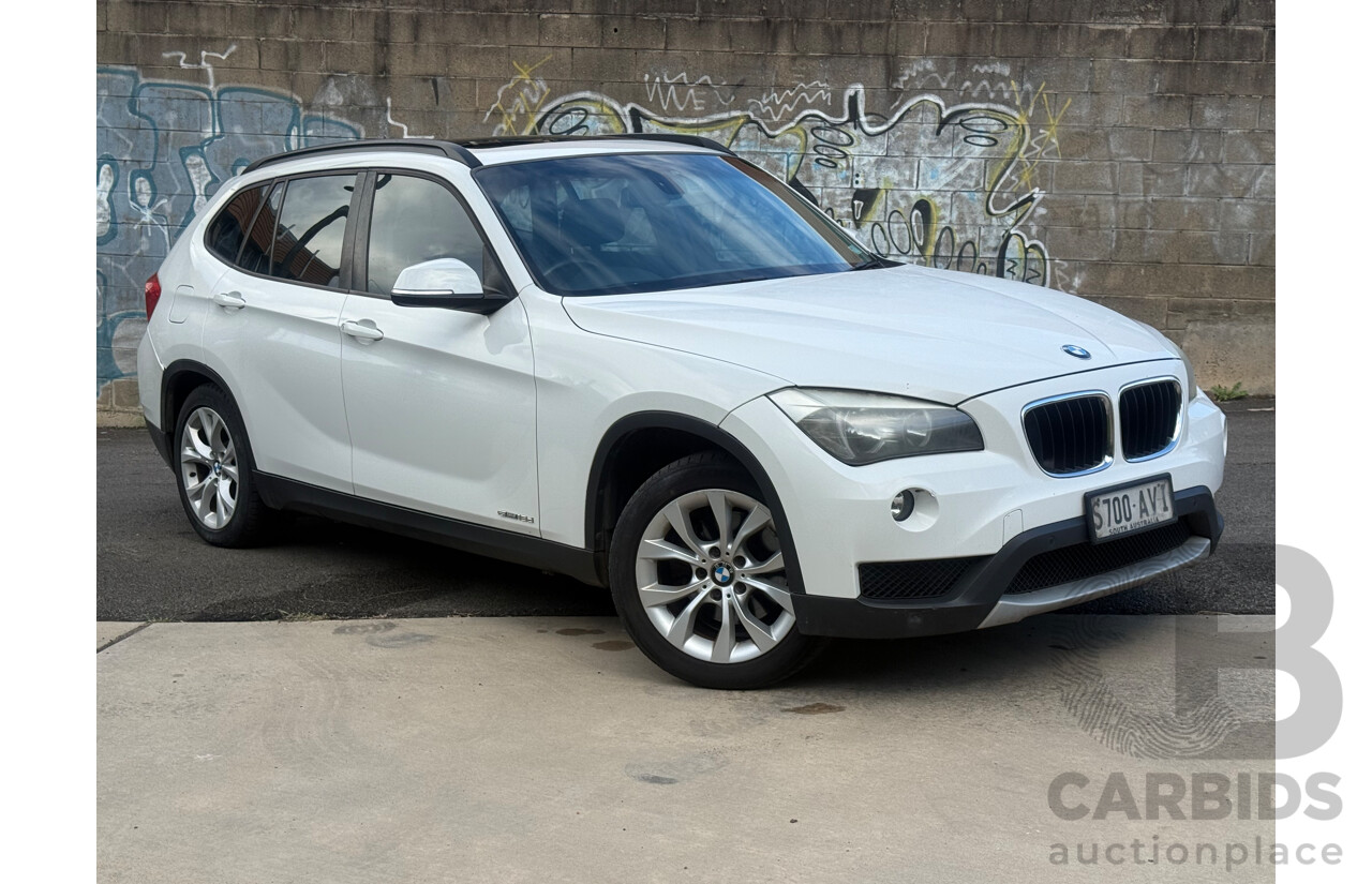 1/2013 Bmw X1 Sdrive 18d E84 MY13 4d Wagon White Turbo Diesel 2.0L